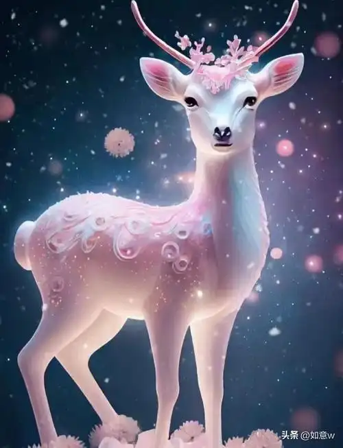 [祈祷][祈祷][祈祷][祈祷]一鹿吉祥一鹿高升一鹿生花一鹿好运一鹿平安