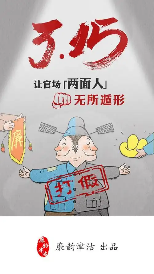 让官场"两面人"无所遁形