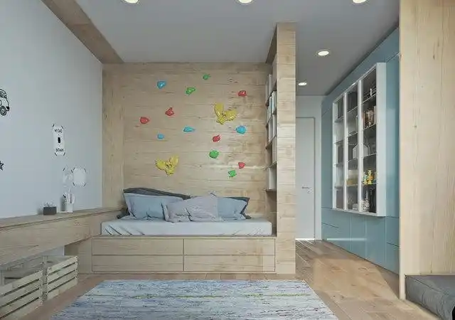 72㎡二居室公寓儿童房装修效果图