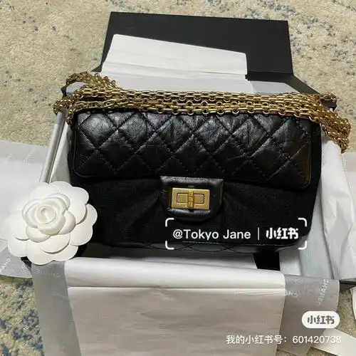 香奈儿chanel2.55mini黑金