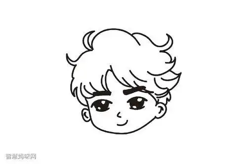 q版李易峰简笔画画法步骤