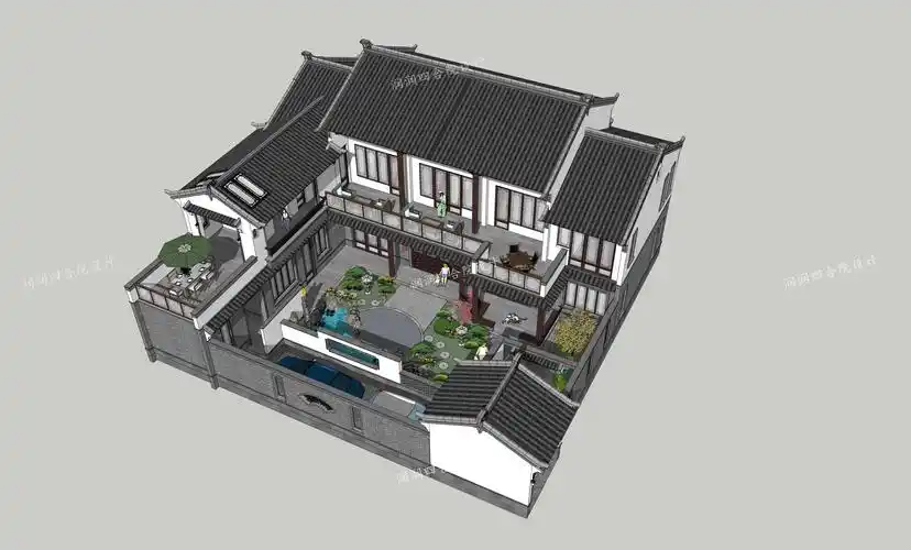 五款适合北方的中式院子——润润四合院设计原创案例