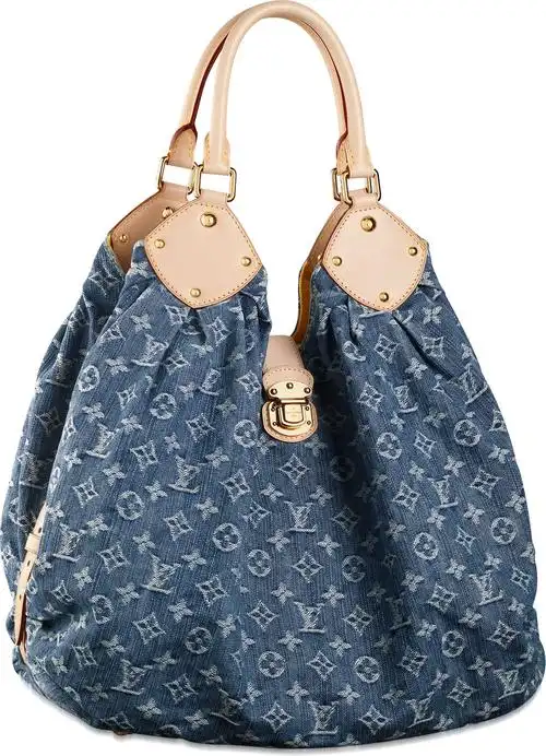 路易威登monogram denim系列xl大号手袋