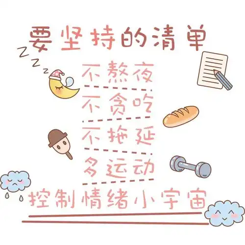 创意文字贴纸励志自律小图案墙贴ins装饰画网红少女房间布置贴画
