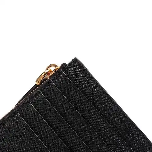 普拉达prada女士皮革装饰卡包卡夹零钱包1mc086qwa