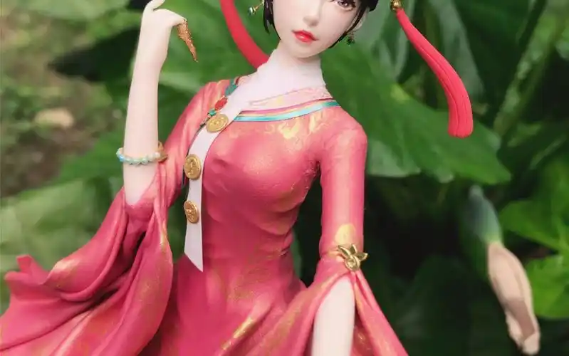 超轻粘土古风女子制作练习