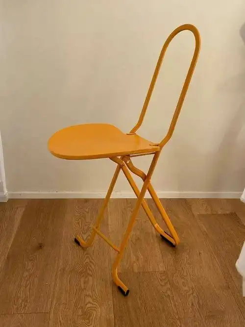 小黄折叠椅意大利中古