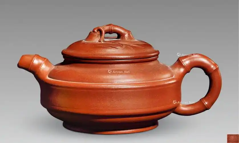 【何道洪 双线竹鼓壶】拍卖品_图片_价格_鉴赏_紫砂_雅昌艺术品拍卖网