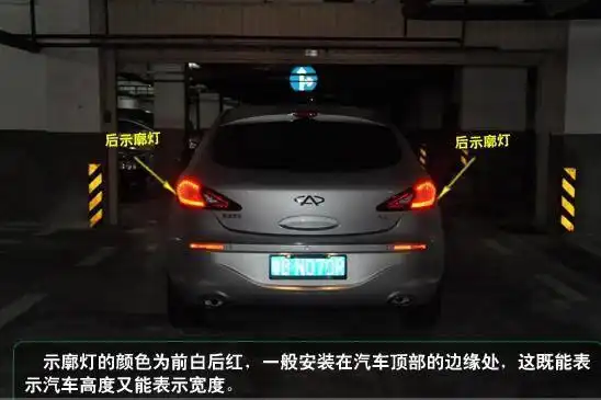 示廓灯是什么灯,前后位灯用来警示车身的宽度和高度