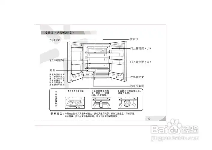 容声冰箱bcd-355wpm型使用说明书:[2]