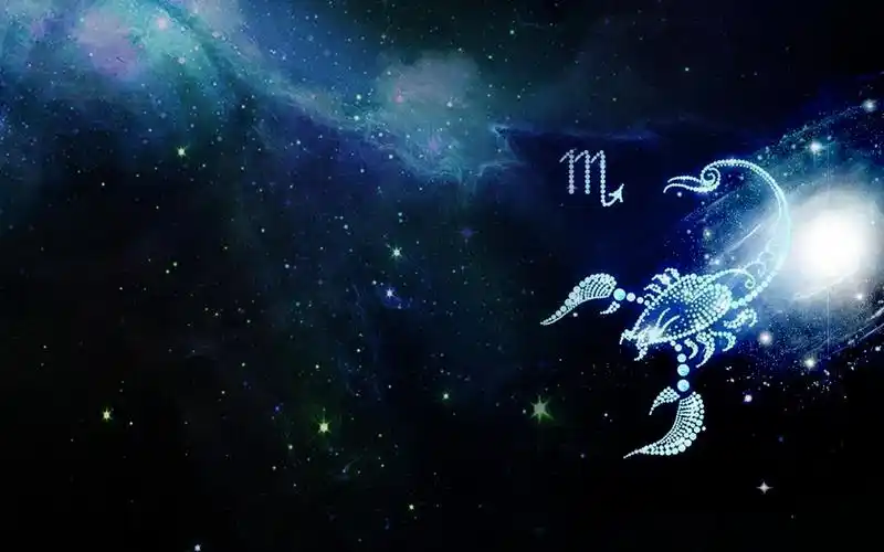 天蝎座梦幻唯美插画