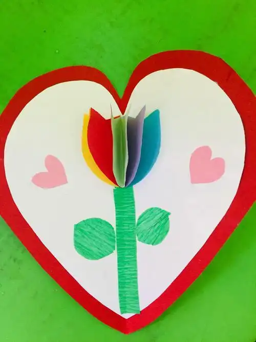 小班美术三八节的贺卡美术三八节贺卡