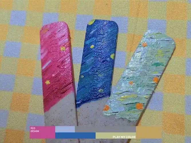 自制冰棍杆书签