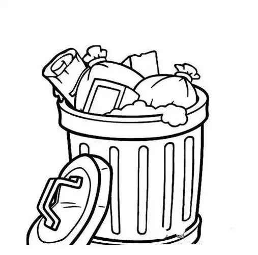 垃圾简笔画的画法图片_垃圾简笔画_亲子简笔画大全