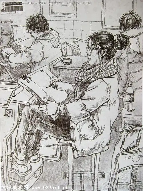 考场一角图片 场景速写图片