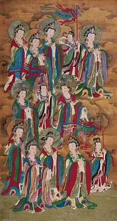 com采集天桥骄子2010采集到唐卡#唐卡#【 清 佚名 《文殊菩萨》 】