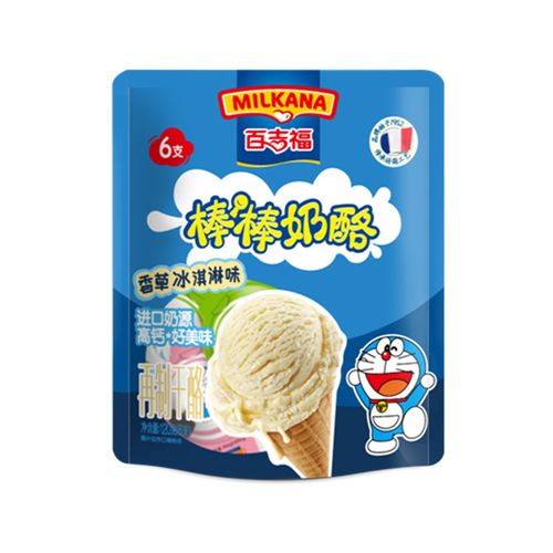百吉福(milkana)棒棒香草冰淇淋味120克