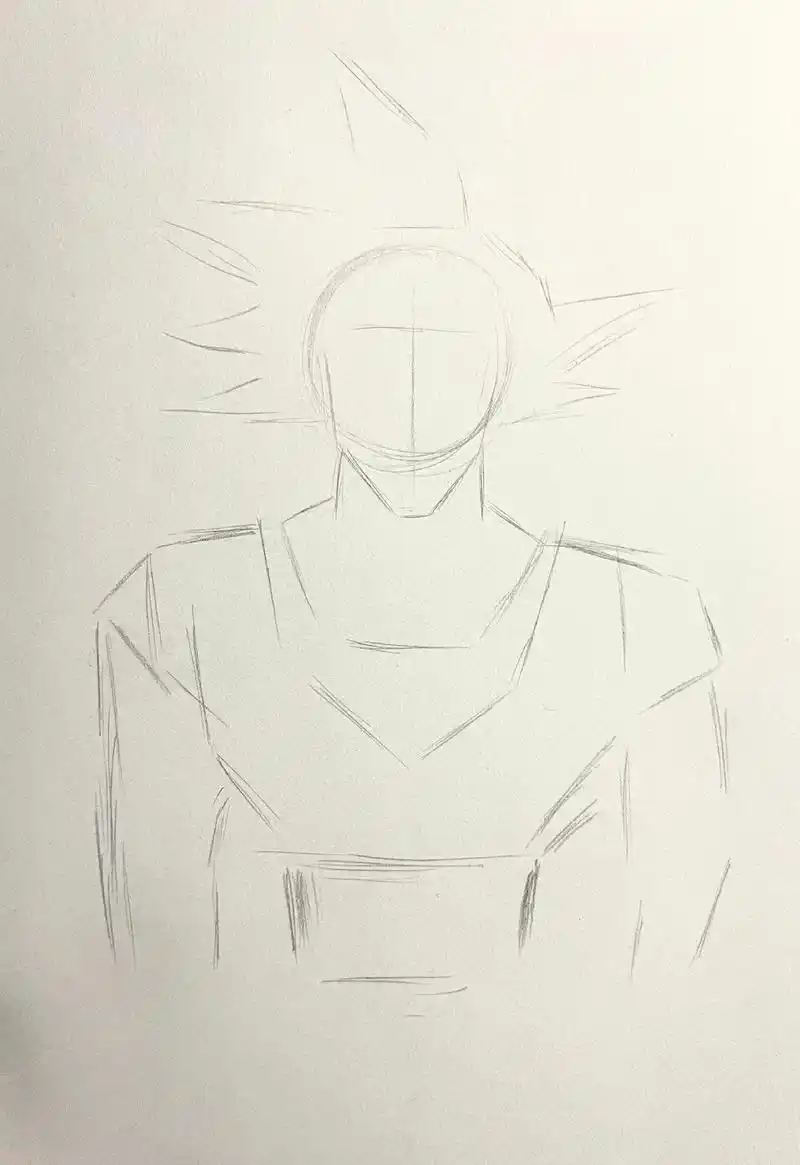 动漫 #手绘 #龙珠 #卡卡罗特 #素描  - 抖音