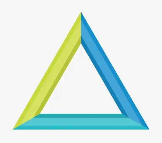 矢量卡通三角形边框素材