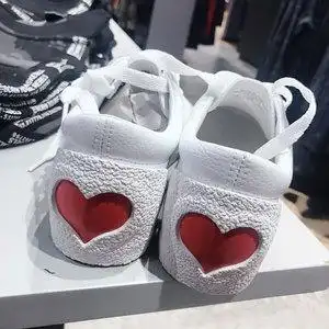 李宁爱心小白鞋女板鞋2021春季新款正品休闲鞋空军一号女鞋运动鞋