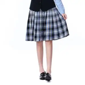 深圳校服礼服中学女款冬裙 秋冬初中生格子裙 高中礼服裙子正品