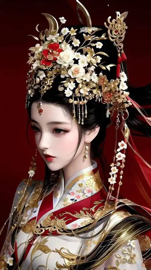 高贵精致的古风新娘妆,真的是美到极致了,家人们!_内容_楼兰_微信