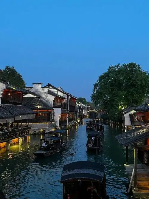 乌镇#漫步在乌镇的古街巷,宛如时光倒流,穿梭至明清江南水乡的稳後