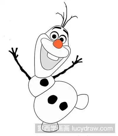 儿童画教程:教你画雪宝