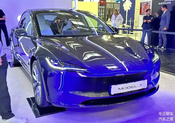 新款特斯拉model3亮相慕尼黑车展海外336万元起售