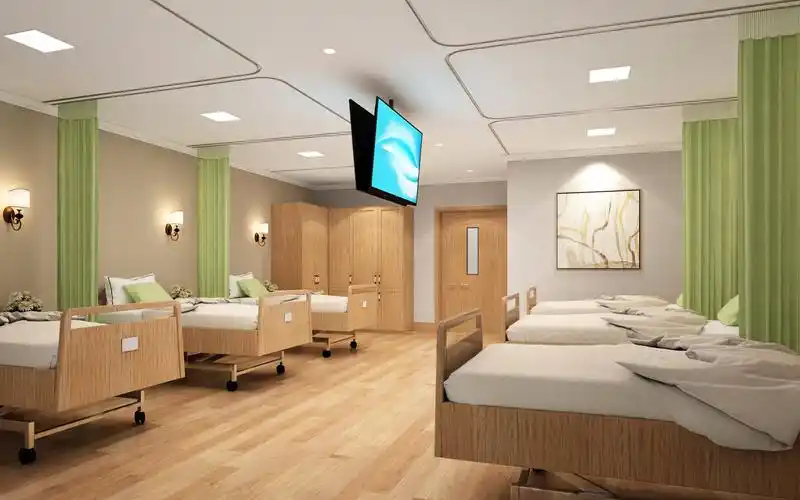 养老院 整套精美 现代美式的方案效果图-室内设计论坛-序赞网