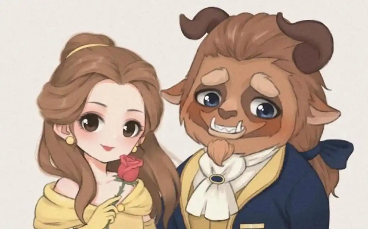 迪士尼cp照集合啦!艾莎安娜站c位哟