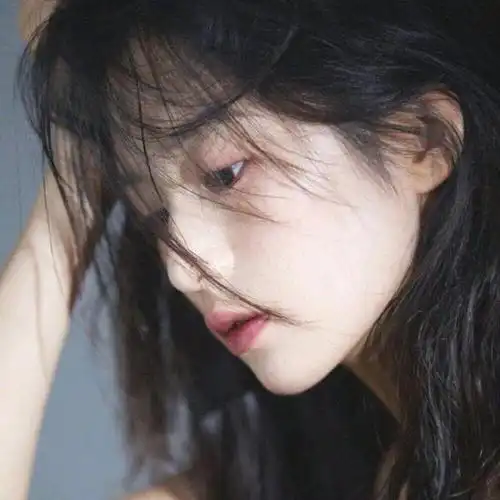 女生头像,侧脸绝世美颜