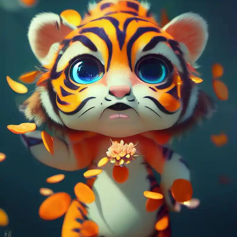 超萌超可爱的小老虎头像,有喜欢的么!评论区留言 - 抖音