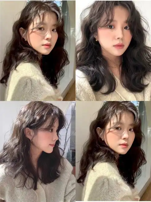 免打理法式烫发～圆脸菱形脸国字脸也适合|||中短发发型 蓬松烫 气垫