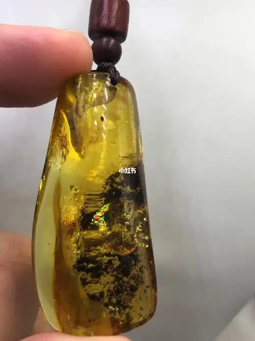 美轮美奂.包邮.#蜜蜡琥珀  #天然俄料花珀