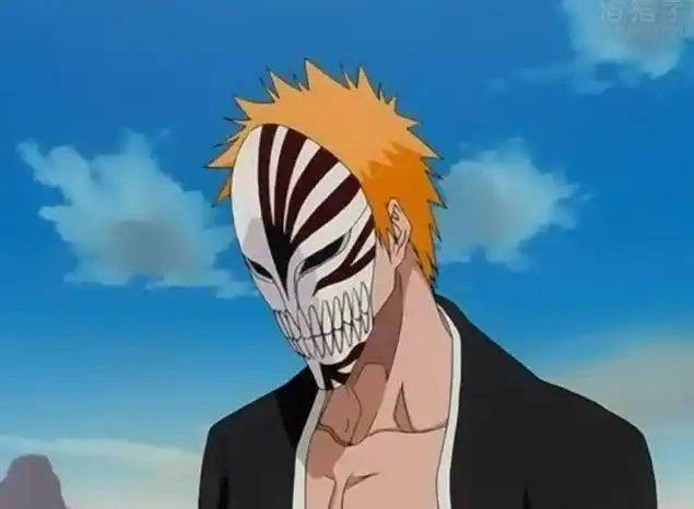 死神:黑崎一护虚化后,各个阶段的面具变化,网友:外挂也要升级