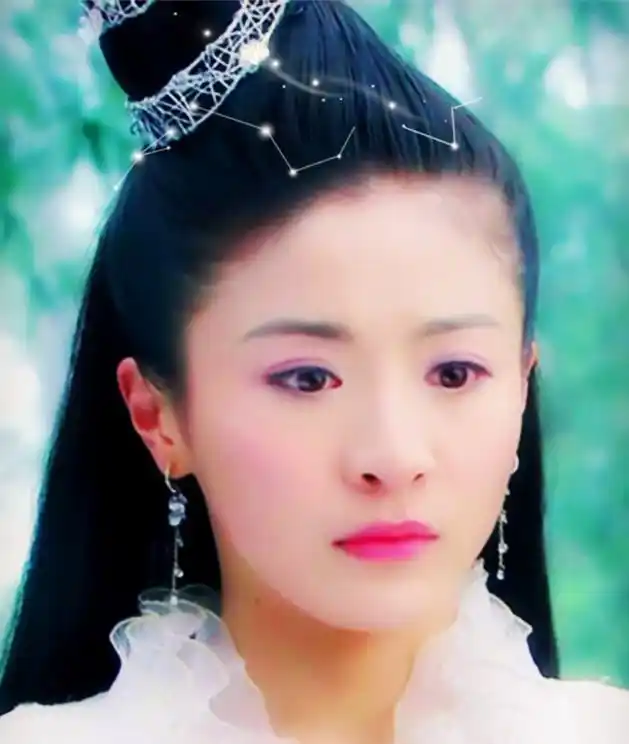 古装神话剧《仙女湖》中的小七公主,好清纯灵秀的样子