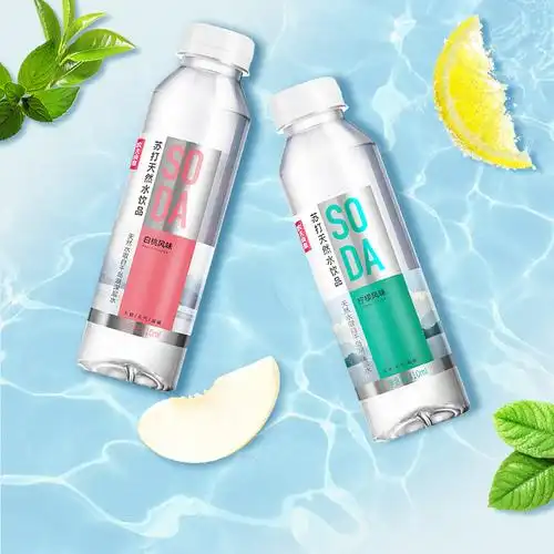 农夫山泉苏打天然矿泉水410ml15瓶整箱白桃果味果味