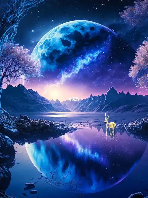 唯美梦幻,满天星空诉不出对你的思念. #动态壁纸 #治愈系风景 #梦幻