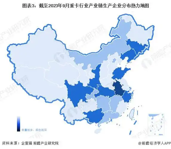 【干货】中国重卡行业产业链全景梳理及区域热力地图|一汽解放|江淮汽