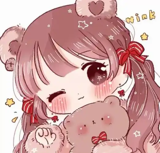 卡通头像:1124可爱少女心卡通头像