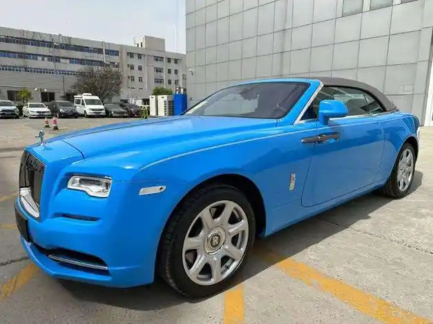 劳斯莱斯曜影蓝色敞篷现车578万现车最低价