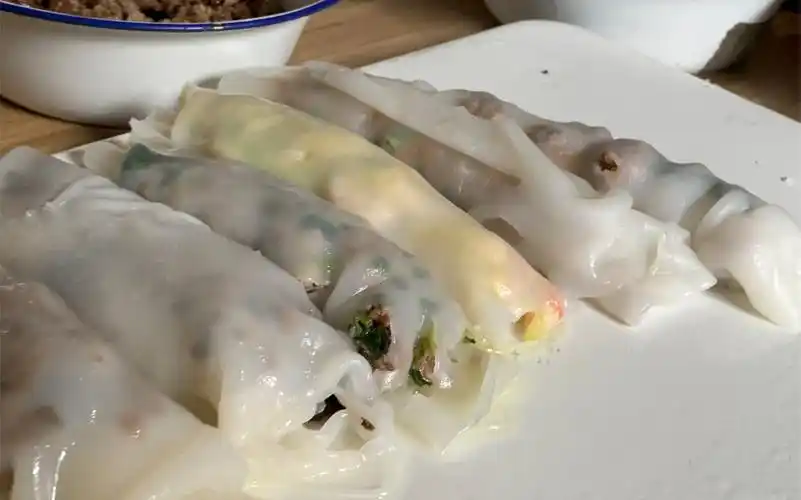 五种口味的越南小卷粉一次吃到爽