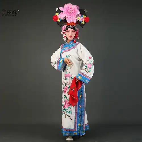 戏曲旗袍京剧坐宫四郎探母铁镜公主古装头大拉翅民族服装