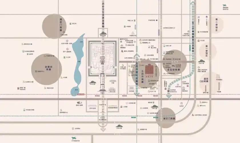 北京城核心区故宫800米精装新盘