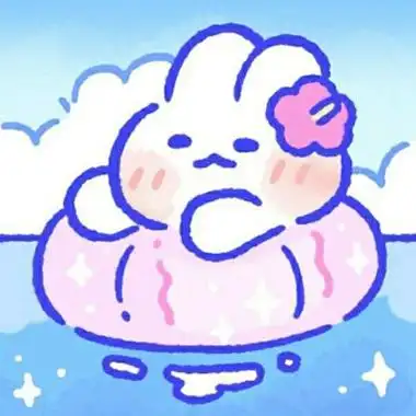 q版兔子萌图手绘头像高清超萌的简约可爱简笔画兔子头像图片