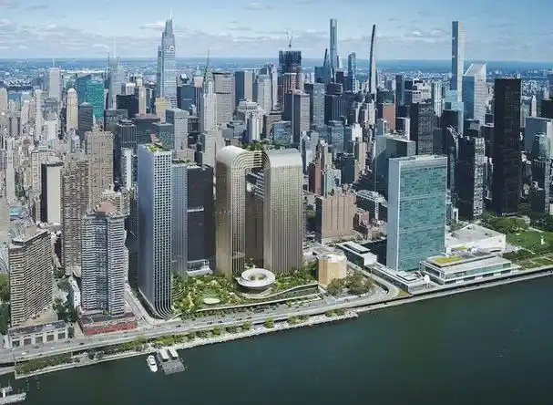 big公布纽约新地标项目位于联合国总部一侧