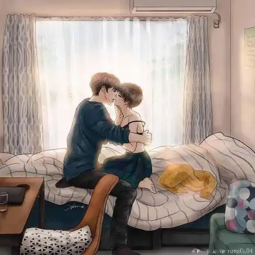 看完老脸就红日本插画师笔下又污又甜的情侣日常场面太过劲爆看完面红