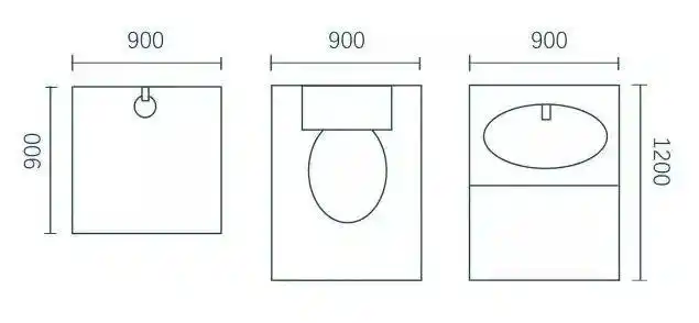 小卫生间的最后一次奇迹,就差这鸡肋1㎡了