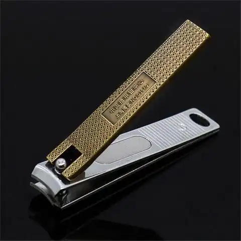 博友新款通用修指刀指套碳钢小号复古雕刻指甲钳指甲钳